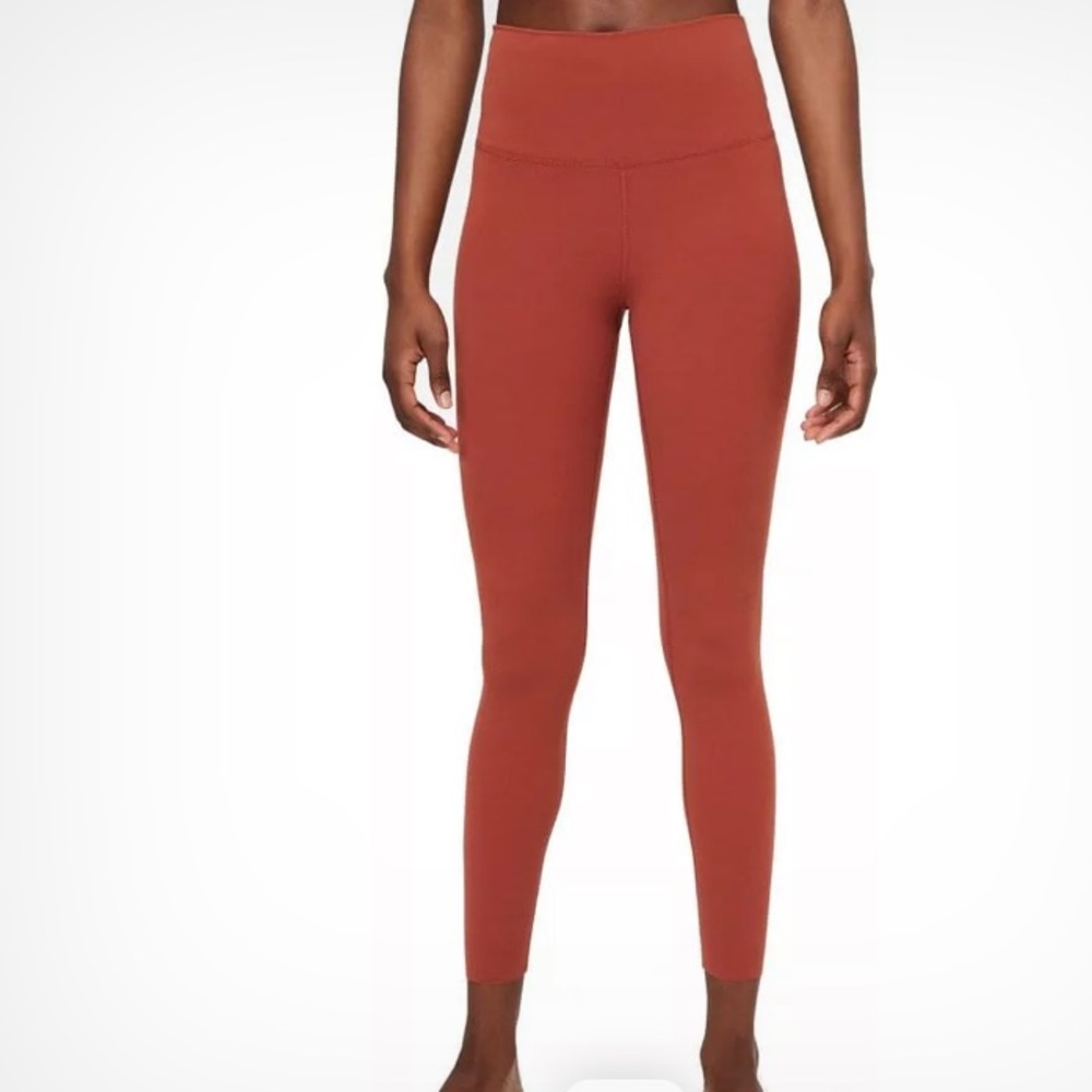 Nike Dry Fit High Waist 7/8 Length Rust Athletic Leggings Size M